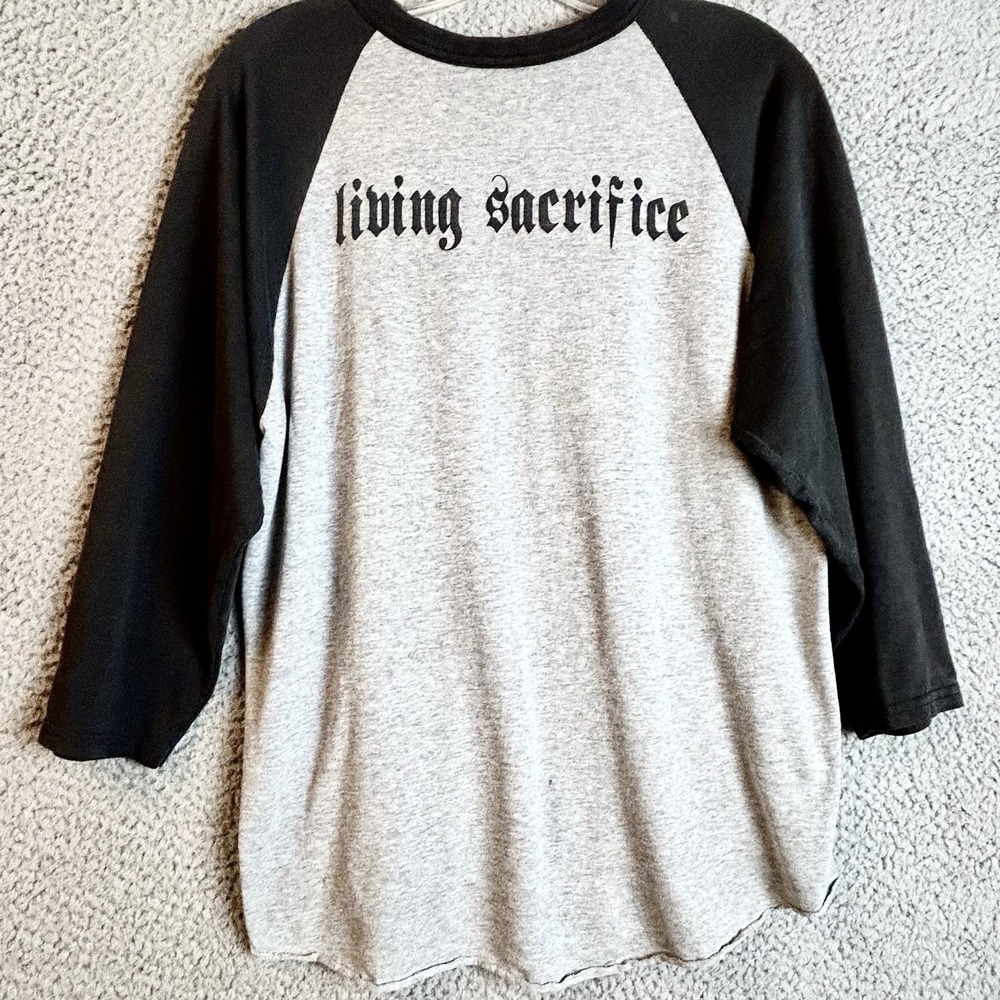 Living Sacrifice Rare Band T Shirt Size Medium Christian Metal Music Vintage